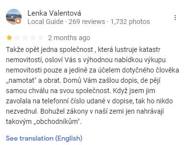 negativní zkušenost s MI Estate a Mamaxim Ponomarenko (google)