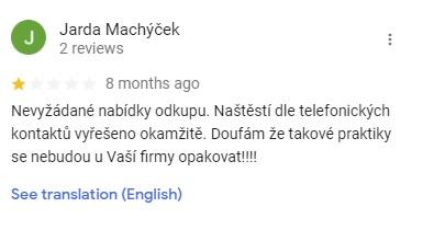 negativní zkušenost s MI Estate a Mamaxim Ponomarenko (google)