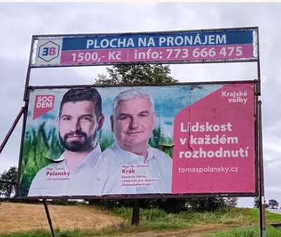 Jihočeský krajský náměstek pro dopravu Antonín Krák (SOCDEM) zapleten do porušení pravidel o billboardech